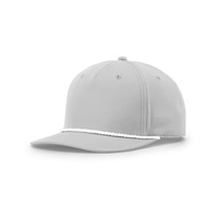 Casquette de baseball vintage Richardson 258 Style Curve Brim à cinq panneaux avec corde pour homme