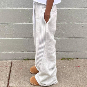 <span class=keywords><strong>Pantaloni</strong></span> da Jogging Retrò <span class=keywords><strong>a</strong></span> <span class=keywords><strong>Righe</strong></span> Personalizzati di Alta Qualità, Stile Y2k, <span class=keywords><strong>Pantaloni</strong></span> Casual Neri con Striscia Bianca per Uomo - Product Image 2