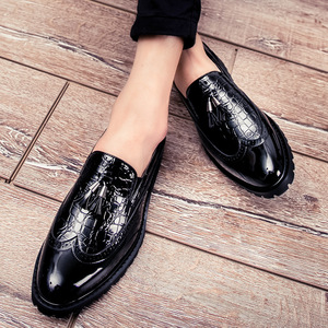 Scarpe Casual da Ufficio Autunnali alla Moda, <span class=keywords><strong>Mocassini</strong></span> in <span class=keywords><strong>Pelle</strong></span> Traspirante, Comodi Slip-on di Lusso, Scarpe Nere da Matrimonio - Product Image 6