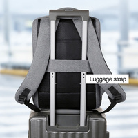 Sac à dos unisexe multifonctionnel de pointe pour ordinateur portable, grande capacité, pour voyage et école, en tissu Oxford avec coussin d'air, idéal pour les affaires
