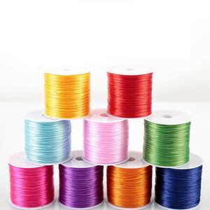 Fil élastique transparent plat de 0,8 mm en cristal, cordon élastique en spandex pour bracelet perlé - Product Image 1