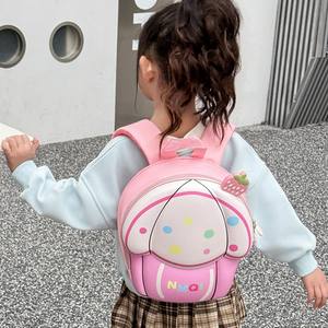 New Children's Eggshell Schoolbag Boys And Girls Kindergarten Backpack Cute Mushroom Waterproof Backpack - Product Image 2