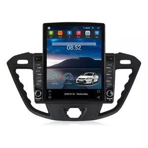 TESLA Android 9 2G + 32G dört çekirdekli araç DVD oynatıcı oyuncu Ford Transit için 2013-2018 radyo Stereo sesli GPS WIFI BT IPS DSP