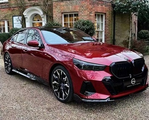 Kit carrosserie MP pour <span class=keywords><strong>BMW</strong></span> Série 5 G60 2024+ Kit carrosserie <span class=keywords><strong>M</strong></span> Performance G60 lèvre avant <span class=keywords><strong>noir</strong></span> brillant spoiler couvre-miroir jupe latérale diffuseur - Product Image 4
