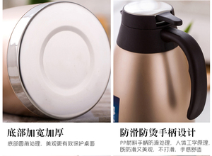 Bouteille isotherme à Double paroi en acier inoxydable, bouilloire à eau chaude, Thermos, théière à café <span class=keywords><strong>Flash</strong></span>, de haute qualité, flacons sous vide - Product Image 5
