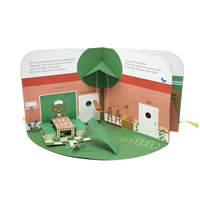 Livre pop-up 3D personnalisé pour enfants, thème scolaire éducatif, livre interactif d'apprentissage pour enfants