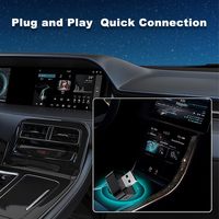 Adaptateur CarPlay sans fil, Dongle Android Auto, récepteur audio stéréo USB mini, Bluetooth 5.0, WiFi, mains libres, Plug & Play pour