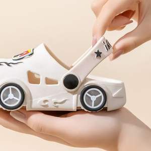 Summer Boys' Car Designs Chaussures antidérapantes à fond souple Semelle de marque de haute qualité Salle de bain pour enfants Sandales de plage pour enfants - Product Image 3