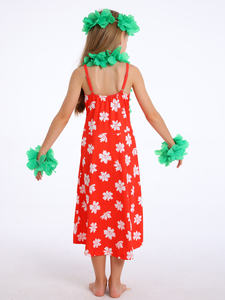 Hors épaules Lilo Cosplay Fantasia imprimé robe film body Costume <span class=keywords><strong>déguisement</strong></span> pour filles garçons Halloween carnaval jeu de rôle - Product Image 6