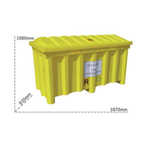 Récipient en polyéthylène Carvel 1870x920x1060mm pour la collecte des tubes néon épuisés, 900lt - Product Image 2