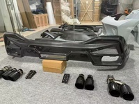 Pour BMW X6 G06 2024+ Mise à niveau Style LD Fibre de carbone Lèvre avant Jupes latérales Diffuseur arrière Spoiler Capot Kit carrosserie