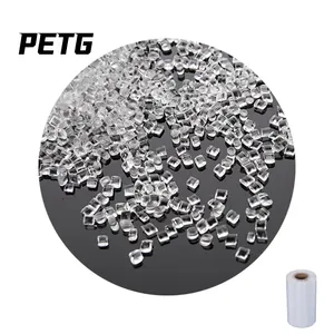 WKAI high-transparency PETG plastic chips raw material pet resin bottle grade for thermoforming processes