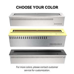 Caminetto a <span class=keywords><strong>Bioetanolo</strong></span> da Tavolo in Acciaio Inox Personalizzato <span class=keywords><strong>con</strong></span> Bruciatore di Sicurezza Inserito e Applicazione Remota per il Controllo del Caminetto - Product Image 5