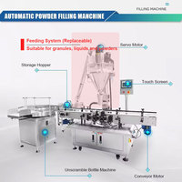Petite machine automatique de remplissage et de bouchage pour bouteilles, bocaux, pots de confiture, huile, jus, sauce, pâte, liquides, poudres, épices, miel, lait