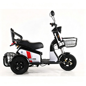 Triciclo eléctrico de 1000W para adultos, triciclo de pasajeros con carrocería abierta, triciclo de carga con capacidad de 300KG, triciclo amarillo y negro. - Product Image 5