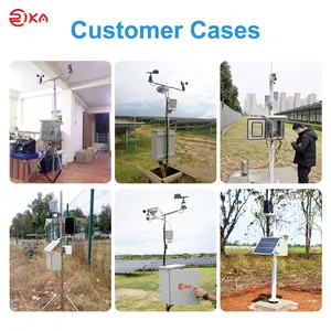 Professional Wireless Weather Station RIKA RK900-01 Professional Wireless Wifi Automatic Weather Station Outdoor For Solar Panel