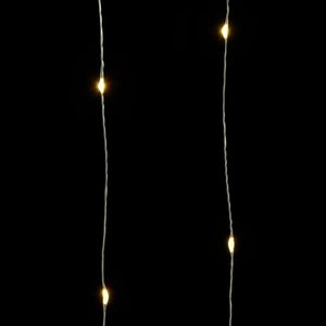 W2B VidaXL luci a Led a energia solare caldo filo di rame bianco 49,2ft IP44 per applicazioni da giardino - Product Image 4