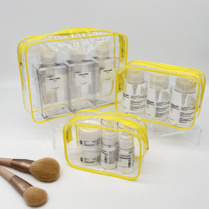 Wholesale Simple Transparent Cosmetic Bag PVC Waterproof Makeup <b>Storage</b> Case Travel <b>Make</b> <b>up</b> Organizer Bath Toiletry Wash - Product Image 2