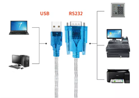 Cable adaptador de puerto paralelo para impresora, USB 2,0/USB tipo C a 25 pines DB9, para ordenador, PC y portátil