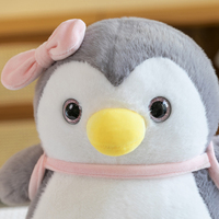 Peluche Pingouin 'Évite l'école' Mignonne, en forme de couple, Plusieurs Tailles, Décoration de Chambre d'Enfant, Cadeau de Saint-Valentin