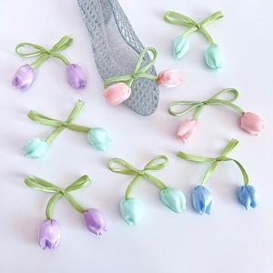 เชือกผูก<span class=keywords><strong>รองเท้า</strong></span>ลายดอกทิวลิปสไตล์เกาหลี ดงแดมุน ขายดีประจำฤดูร้อนใหม่ พร้อมจี้ตกแต่ง<span class=keywords><strong>รองเท้า</strong></span>และเครื่องประดับตกแต่งเสื้อผ้า อุปกรณ์งานฝีมือ DIY - Product Image 2