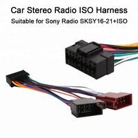 Arnés de Cableado ISO Universal de Alta Conductividad con Núcleo de Cobre Estañado de 16 Pines Macho y Hembra para Instalación de Estéreo en Automóviles