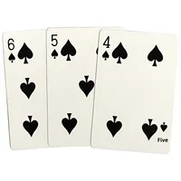 Cartes de poker en plastique personnalisées Deskjoy Modèle HBD0002 Plusieurs épaisseurs Sélection de matériaux Impression de logo personnalisée Marché du Moyen-Orient