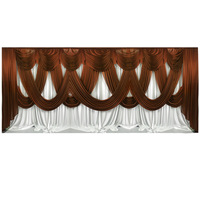 SPR mariage toile de fond rideaux Swag scène rideaux support cadre décoration rideau pour fête événement
