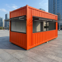 Bureau préfabriqué respirant en conteneur carré, logement modulaire, conteneurs emballés sur site, maison mobile, conception 3D, garantie 1 an