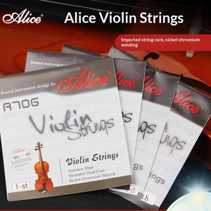 Set <span class=keywords><strong>di</strong></span> Corde Professionali Originali Alice A706 per <span class=keywords><strong>Violino</strong></span> - Product Image 3