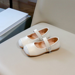 Chaussures plates pour filles, style coréen, en cuir souple, pour le printemps et l'automne, chaussures de princesse pour enfants - Product Image 5