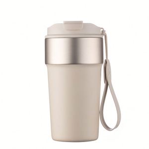 Stainless Steel Thermal Cup 316 High Beauty <b>Coffee</b> Cup Portable Double Layer Vacuum Car Cup Advertising Water Cup - Product Image 1