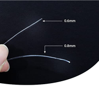 Corde élastique transparente, fil de perle, bracelets de fil de bijoux faits à la main bricolage