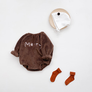 Collezione Esclusiva Transfrontaliera 2025 Autunno Inverno per Neonati, Tutina Natalizia per Neonati, Tutina a Maniche Lunghe, Pagliaccetto Autunno Inverno - Product Image 3