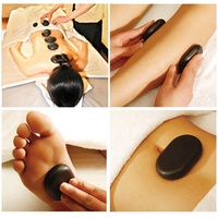 16 pièces/boîte pierres de massage chaudes roches chauffantes pour spa et massage à domicile