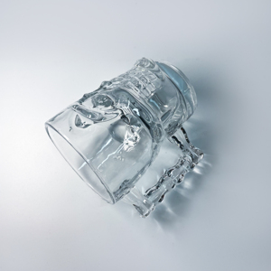 Tasses à bière en <span class=keywords><strong>verre</strong></span> transparent de conception de crâne à grande échelle <span class=keywords><strong>Verre</strong></span> à liqueur en porcelaine pour l'utilisation du vin et de l'eau - Product Image 2