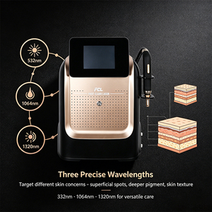 เครื่องกำจัดรอยสักแบบพกพา Picosecond Q Switch พร้อมฟังก์ชั่นลอกผิวด้วยคาร์บอน ช่วยฟื้นฟูผิว กำจัดเม็ดสี ด้วยความยาวคลื่น 532nm/755nm/1064nm/1320nm - Product Image 5