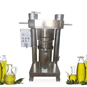 Presse à huile de palme 3 T/H Extraction hydraulique Pressage de l'huile de cuisson Machine d'extraction d'huile de tournesol Soja Moteur fourni