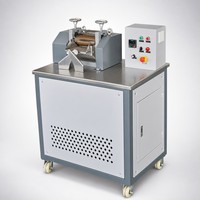 Máquina de Peletización de Plástico, Molino Mezclador de Dos Rodillos para Laboratorio, Granuladora de Compuesto de Color para Masterbatch, Escala Piloto, Calentamiento Eléctrico, CE