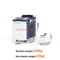 Machine laser portable fibre 4 en 1 3000w pour machine de découpe de soudeur de nettoyage laser en acier inoxydable pour métal rouille refroidi à l'eau