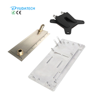 Bloc de refroidissement à eau à semi-conducteur en aluminium, plaque froide liquide de taille personnalisée, bloc froid d'eau de cpu