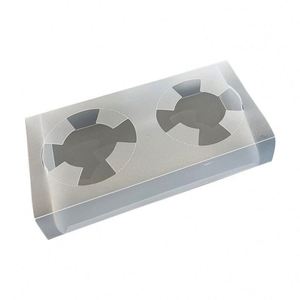 ฐานวางแก้วพลาสติก PP คุณภาพสูง รุ่น 0401 สำหรับใช้งานเชิงพาณิชย์ ผิวสัมผัสแบบด้าน ดีไซน์ยกสูงสำหรับวางแก้วเครื่องดื่ม ขนม  รับทำโลโก้ตามสั่ง - Product Image 1