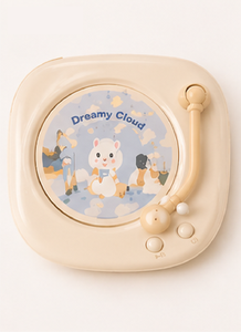 Vintage Educational Kids Reading Machine for 2-7 Years Interactive USB-C Charging Safe Rounded <b>Edges</b> <b>Plastic</b> Material 96 Cards - Product Image 5