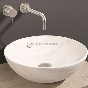 Lavabo singolo lavabo in ceramica per bagno con lavabo ad arco con Design integrato approfondito per uso domestico o alberghiero - Product Image 5