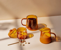 Soufflé à la main coloré Borosilicate verre décoratif moderne fête de noël faveur bonbons conteneur sucre pot