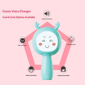 Microphone et haut-parleur intégrés pour enfants, <span class=keywords><strong>jouet</strong></span> de karaoké pour bébé, éducation précoce, portable - Product Image 3