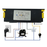 Thermostat numérique de chauffage et de refroidissement 220VAC 50/60HZ avec service OEM pour accessoires de remplacement de réfrigérateurs et congélateurs