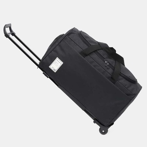 Unisex Travel <b>Duffel</b> <b>Bag</b> 36-55L Zipper Closure Soft Handle Lightweight Rolling Wheeled <b>Bag</b> For Sports - Product Image 1