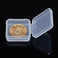 Boîte d'emballage en plastique PP transparent recyclable Cheng Chen, petite, 24x24x8mm, pour bijoux et perles - Vente chaude