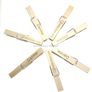 OEM Factory Decorative Bulk Wood Clothespins Wholesale Large <strong>Mini</strong> Bamboo Clip Hanging Craft Wooden Clothes <strong>Pegs</strong> - Product Image 6